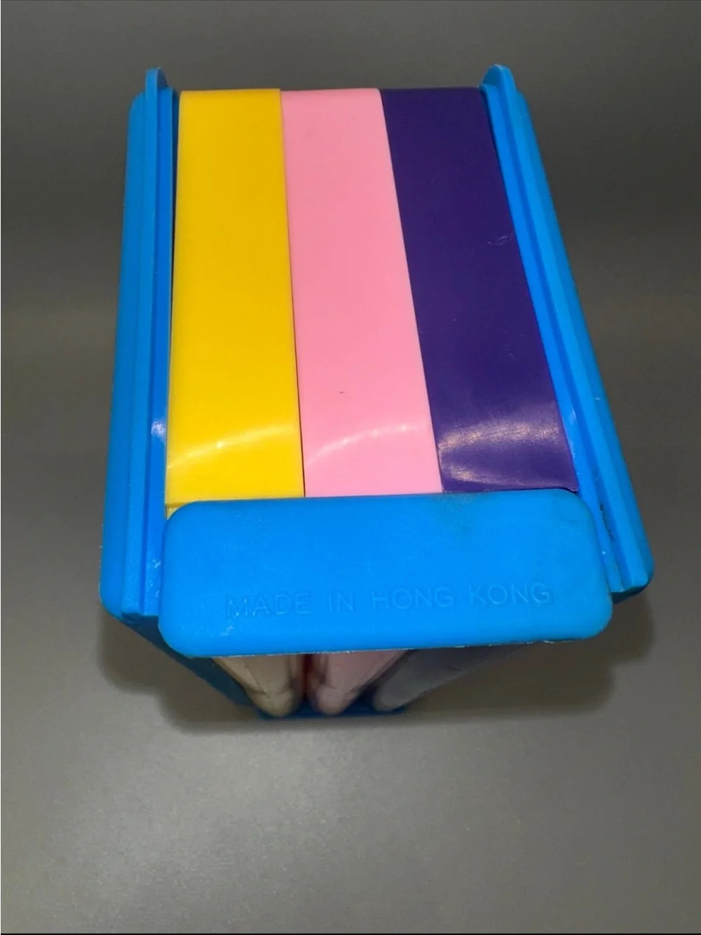 Vintage Emson Jewelry Keeper Plastic Storage Box Book Trifold Travel Case 1988